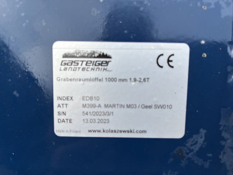 FK Machinery EDB 10 Grabenräumlöffel