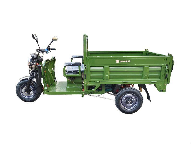 Elektrisches Lastendreirad mit Kippfunktion