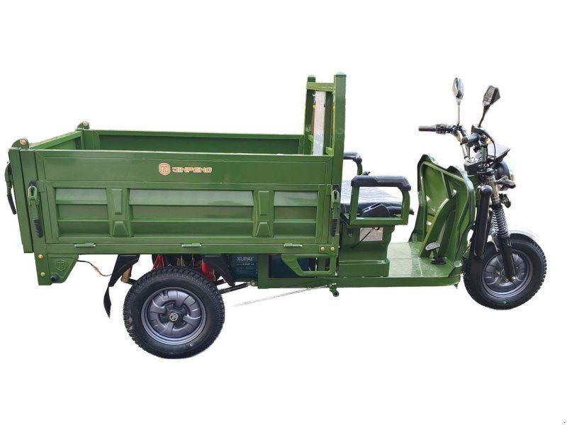 Elektrisches Lastendreirad mit Kippfunktion