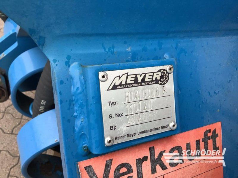 Meyer Agrartechnik GÜLLEINJEKTOR/ SCHEIBENEGGE MIXI 6000
