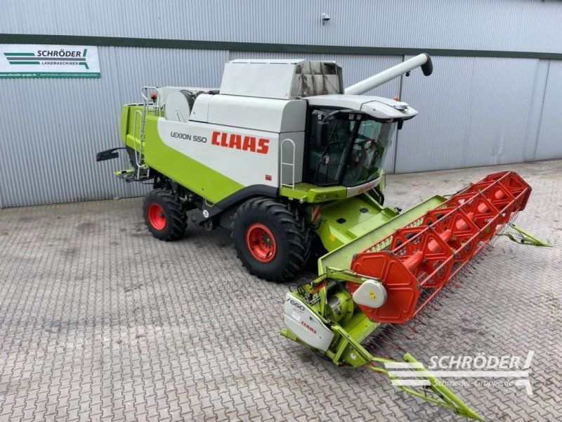 Claas LEXION 550 +  V660  WAGEN