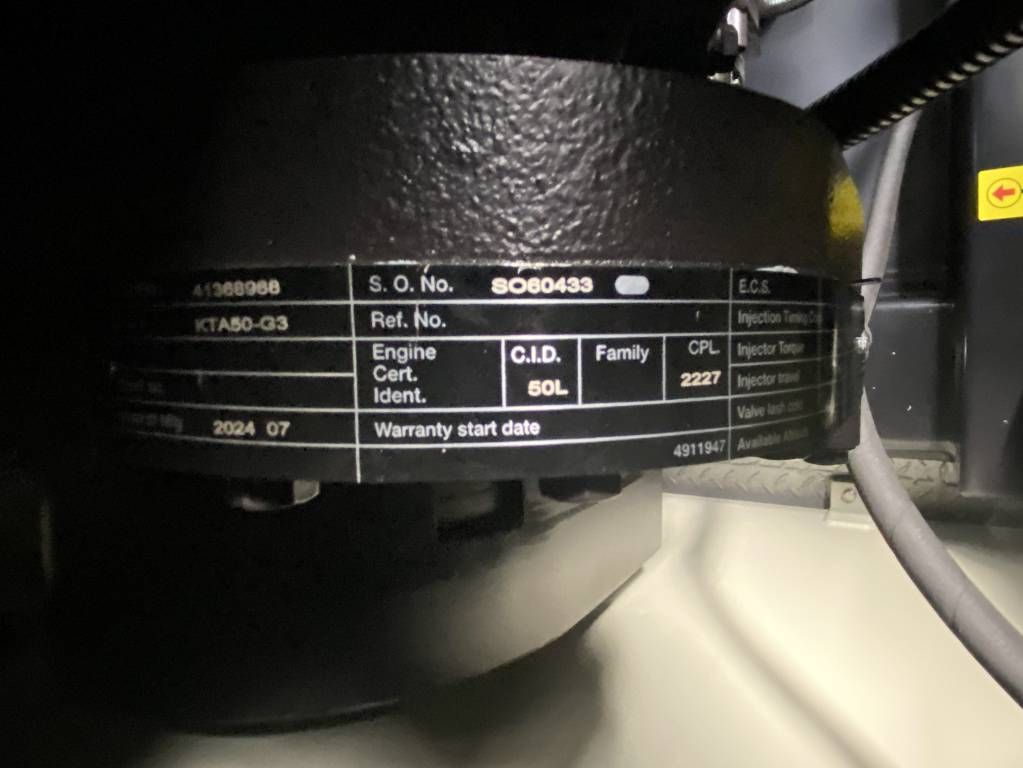 Cummins KTA50-G3 - 1375 kVA Generator - DPX-18819