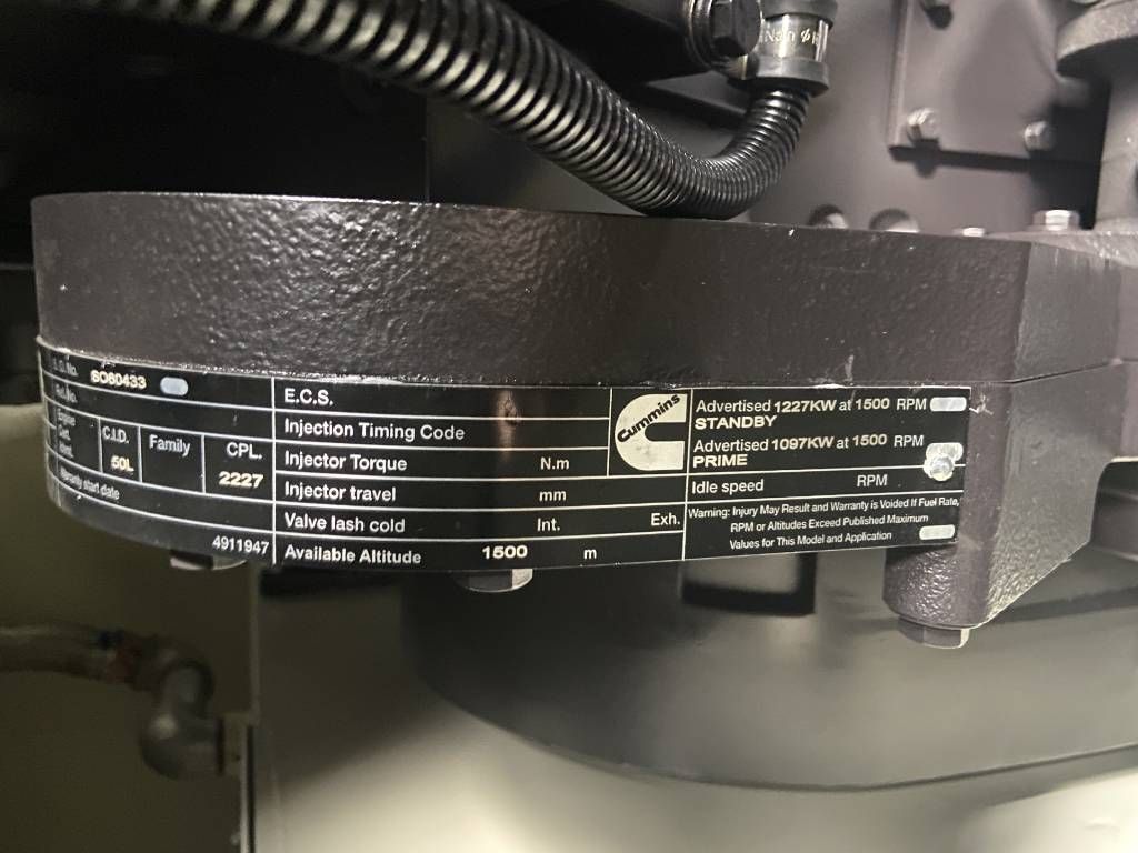 Cummins KTA50-G3 - 1375 kVA Generator - DPX-18819