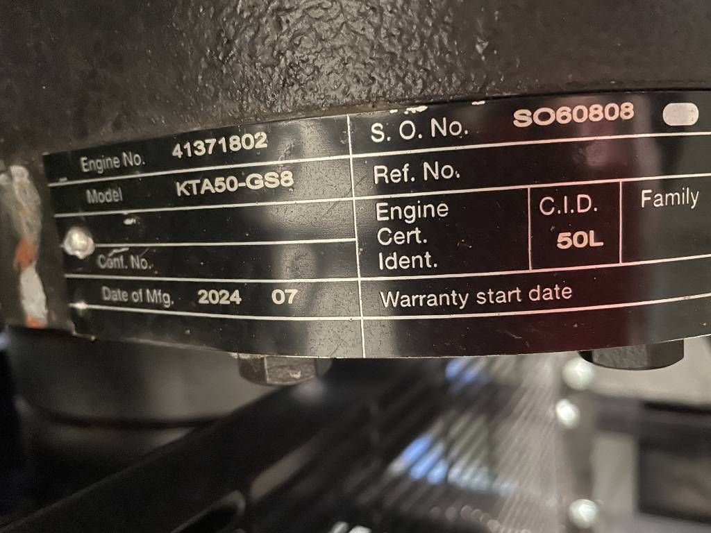 Cummins KTA50GS8 - 1.675 kVA Generator - DPX-18821