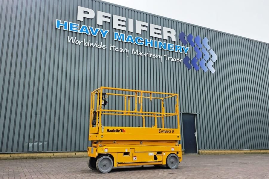 Haulotte Compact 8 Electric, 8.2m Working Height, 350kg Cap