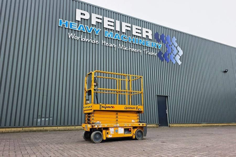 Haulotte Optimum 8 Electric, 7.77m Working Height, 230kg Ca