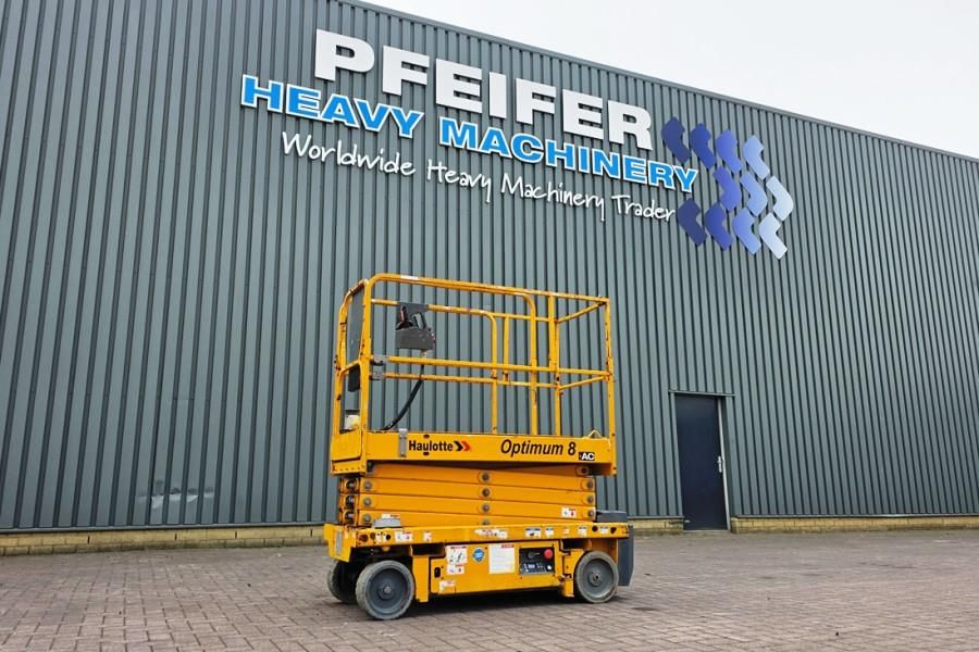 Haulotte Optimum 8 Electric, 7.77m Working Height, 230kg Ca