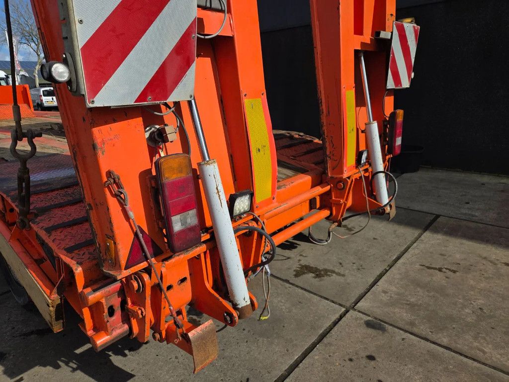 Kaiser 4 as bladgeveerd hydr rampen en verbreders 40 ton totaal