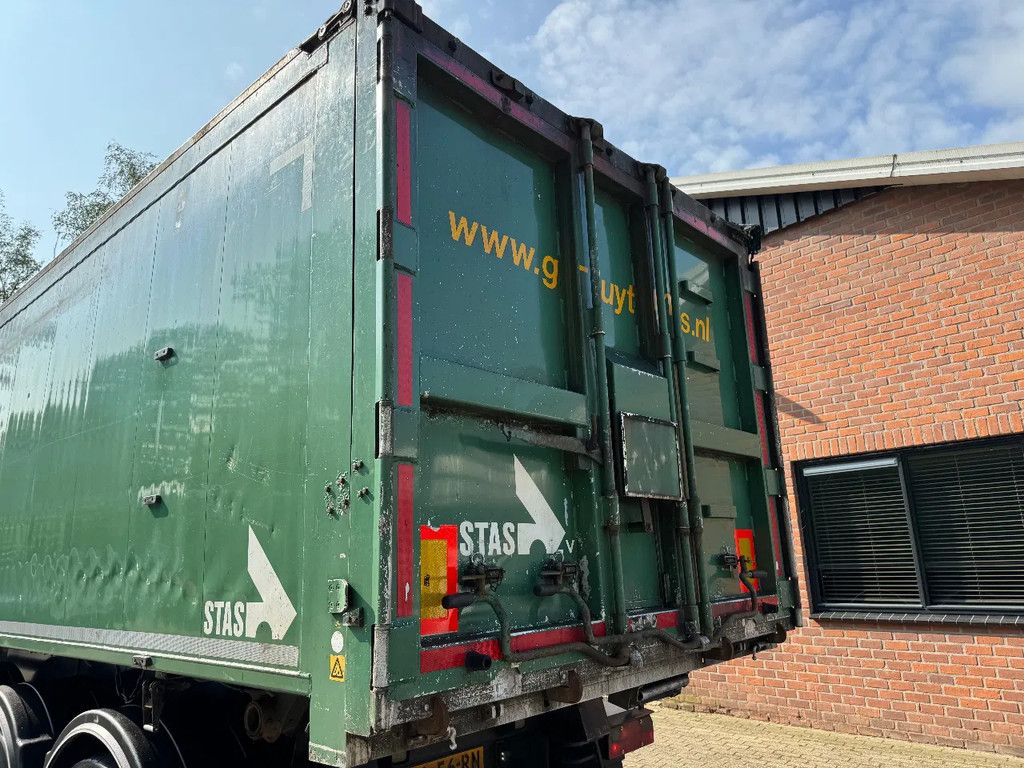 Stas S300CX 50m3 Vol alu Klep/Deuren Liftachse SAF Scheibenbremsen