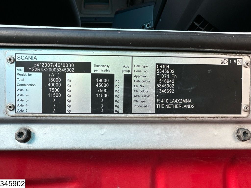 Scania R 410 EURO 6, Retarder