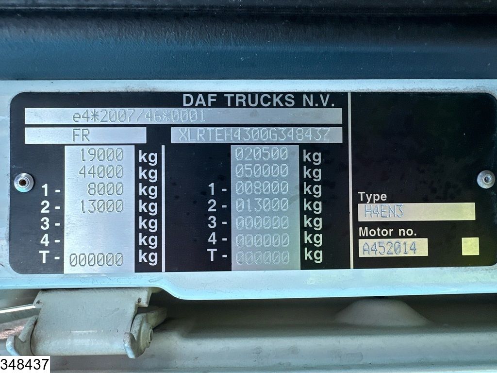 DAF XF 480 EURO 6d, ACC, Standairco