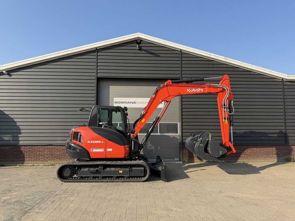 Kubota KX085-5 rupsgraafmachine NIEUW €1350 LEASE