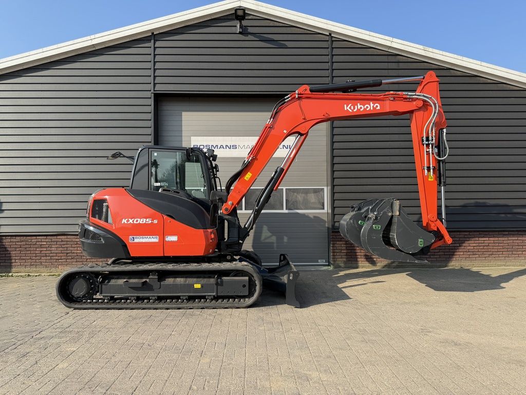 Kubota KX085-5 rupsgraafmachine NIEUW €1350 LEASE