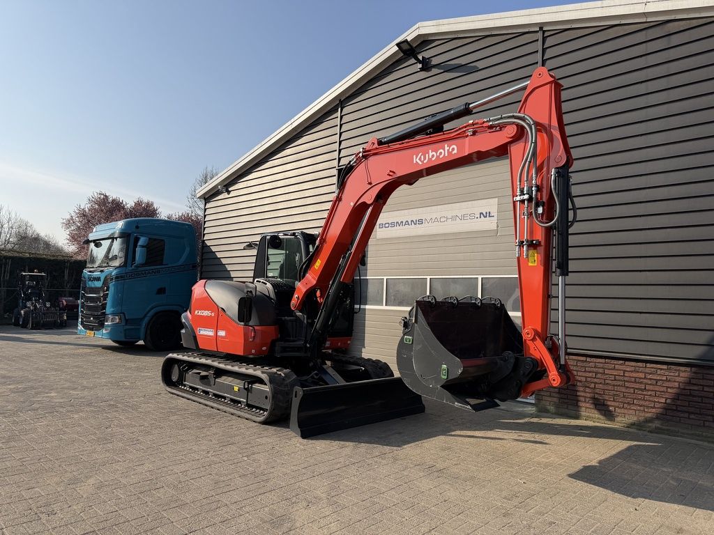 Kubota KX085-5 rupsgraafmachine NIEUW €1350 LEASE