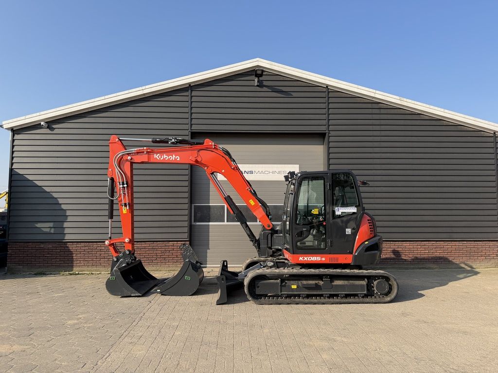 Kubota KX085-5 rupsgraafmachine NIEUW €1350 LEASE