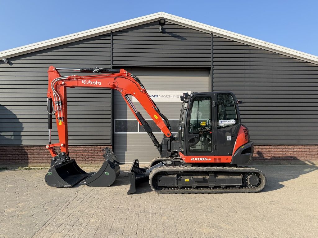 Kubota KX085-5 rupsgraafmachine NIEUW €1350 LEASE