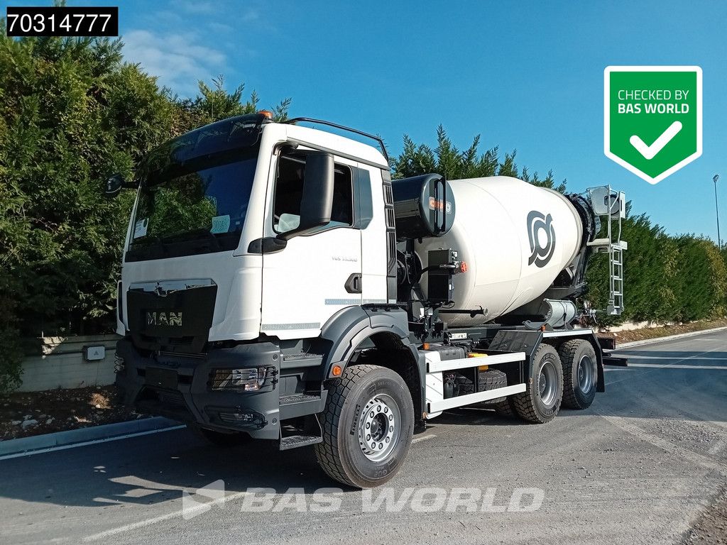 MAN TGS 33.360 6X4 NEW CIFA 8m3 mixer Steelsuspension Big-Axle Automatic Euro 2