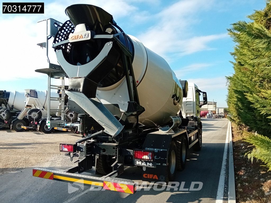 MAN TGS 33.360 6X4 NEW CIFA 8m3 mixer Steelsuspension Big-Axle Automatic Euro 2