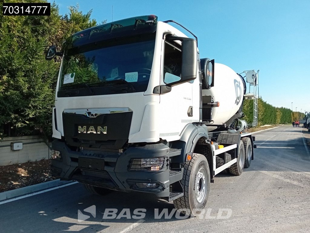 MAN TGS 33.360 6X4 NEW CIFA 8m3 mixer Steelsuspension Big-Axle Automatic Euro 2