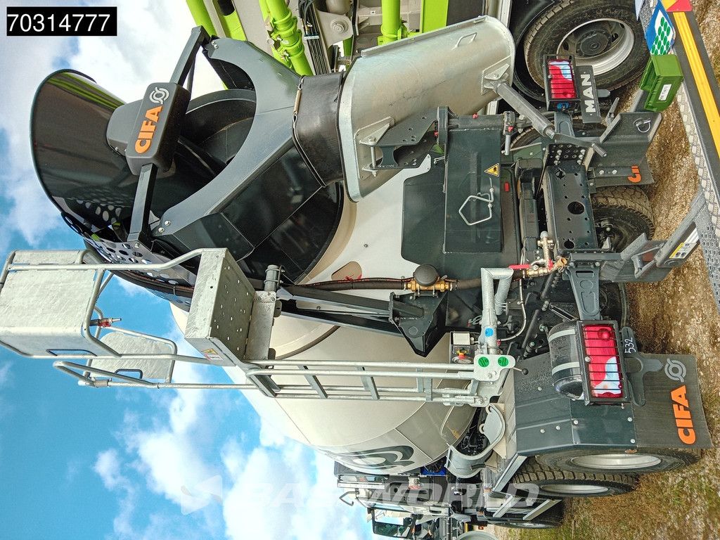 MAN TGS 33.360 6X4 NEW CIFA 8m3 mixer Steelsuspension Big-Axle Automatic Euro 2