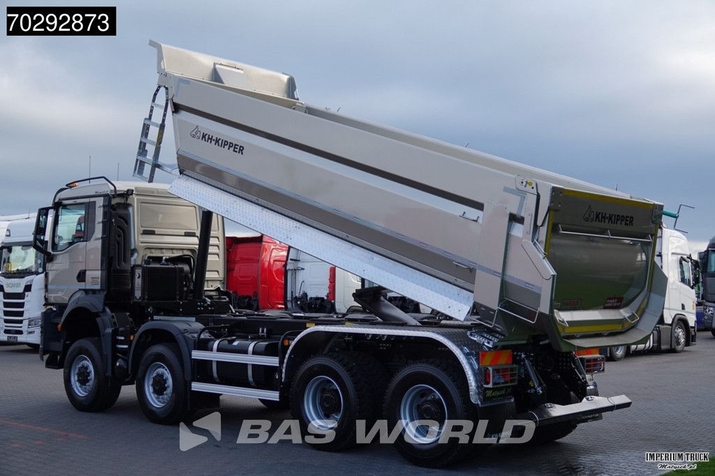 MAN TGS TGS 41.480 8X6 NEW! 21m3 KH Kipper Hardox Steel suspension Big-Axle Euro 6