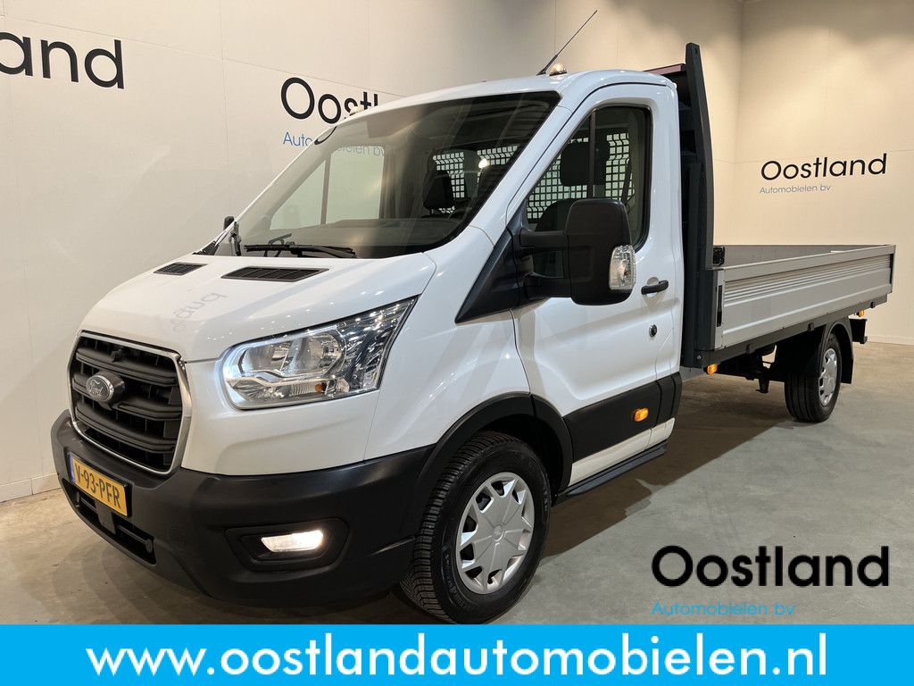 Ford Transit 350 2.0 TDCI L3H1 Trend 130 PK Open Laadbak / Euro 6 / Airco / Cruise Control / Trekhaak / 49.500 KM !!