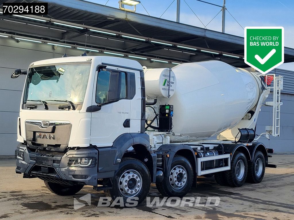 MAN TGX 41.440 8X4 NEW! 12m3 Stetter Mixer Big-Axle Steelsuspension Automatic Euro 6