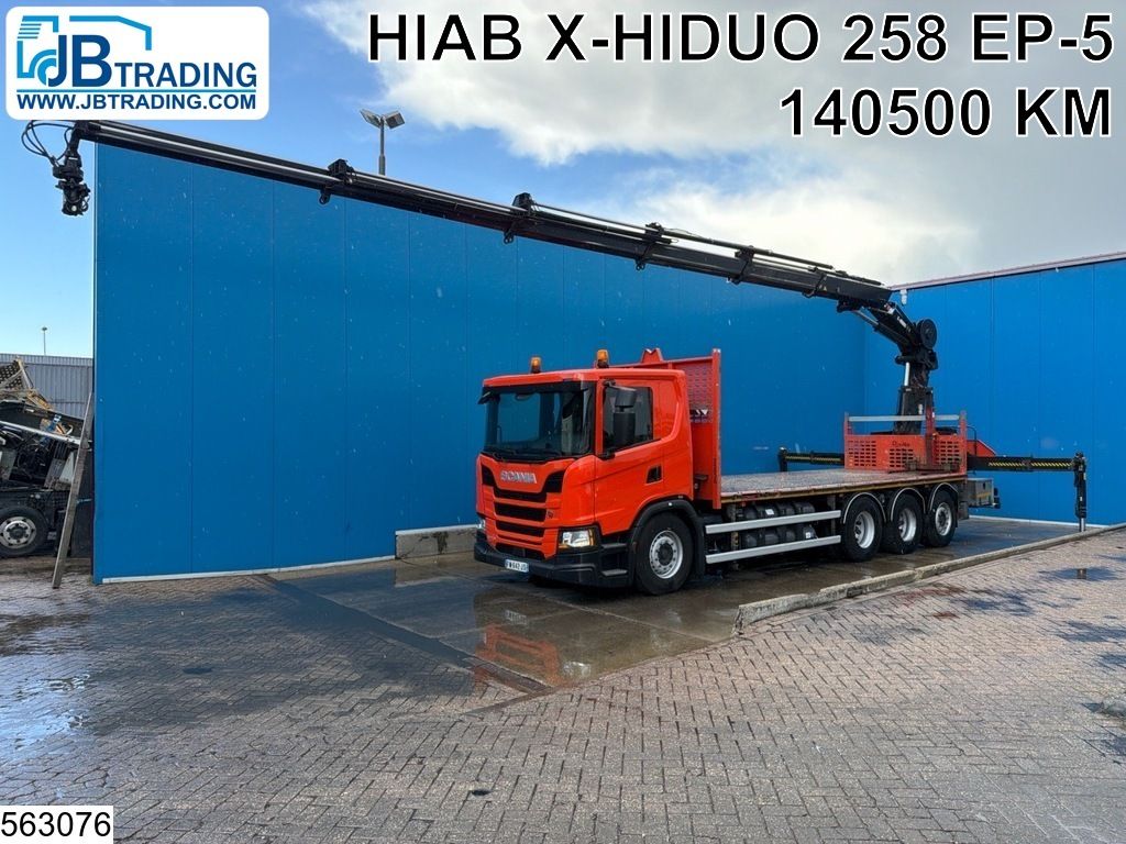 Scania G 410 EURO 6d, CNG, Retarder, Hiab, Remote