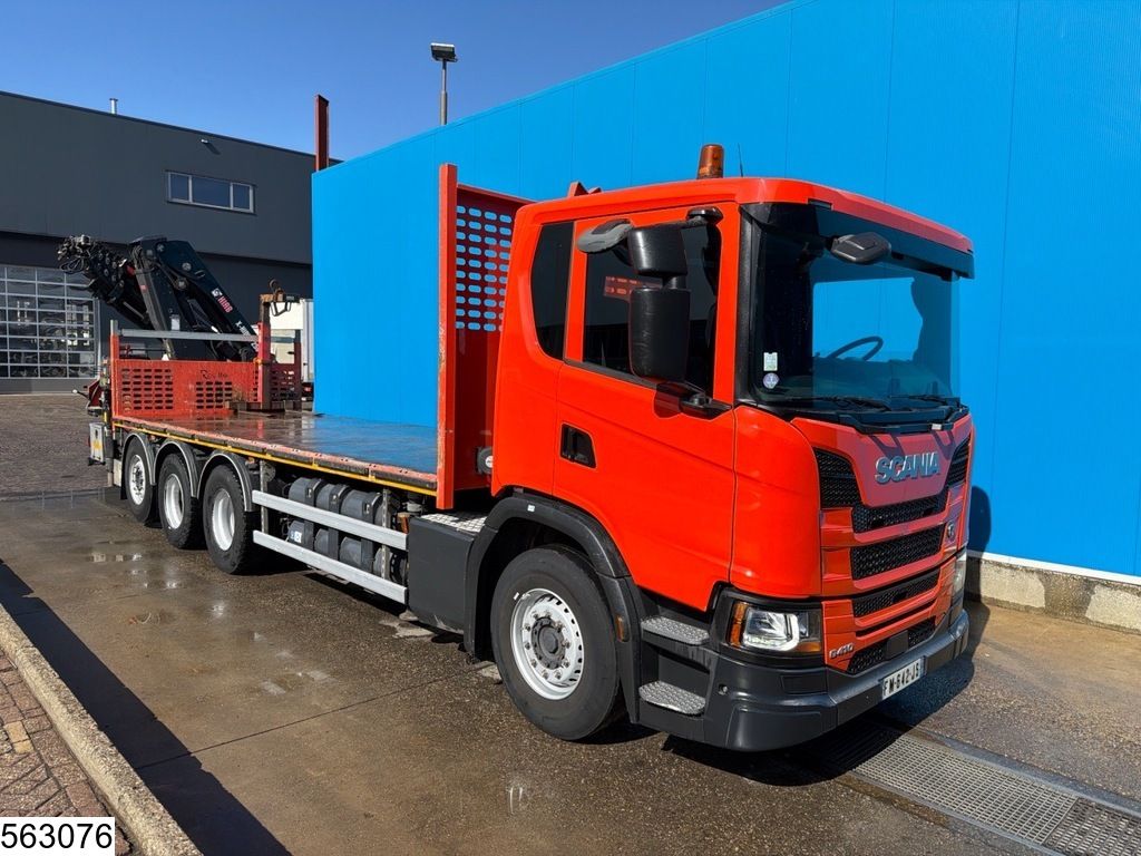 Scania G 410 EURO 6d, CNG, Retarder, Hiab, Remote