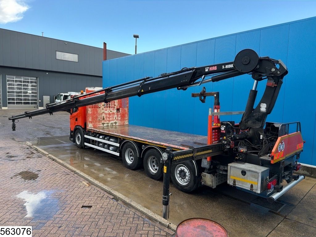 Scania G 410 EURO 6d, CNG, Retarder, Hiab, Remote