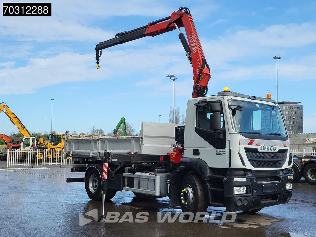 Iveco Stralis 330 4X2 Fassi F135A.0.22 E-Active Kran Crane Steelsuspension Automatic Euro 6
