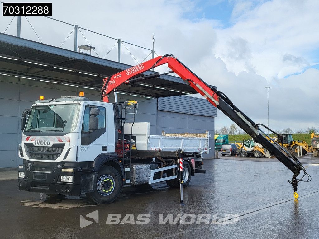 Iveco Stralis 330 4X2 Fassi F135A.0.22 E-Active Kran Crane Steelsuspension Automatic Euro 6