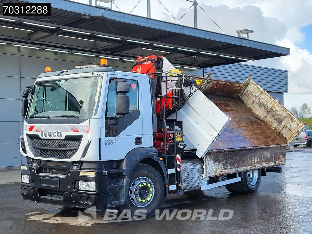 Iveco Stralis 330 4X2 Fassi F135A.0.22 E-Active Kran Crane Steelsuspension Automatic Euro 6