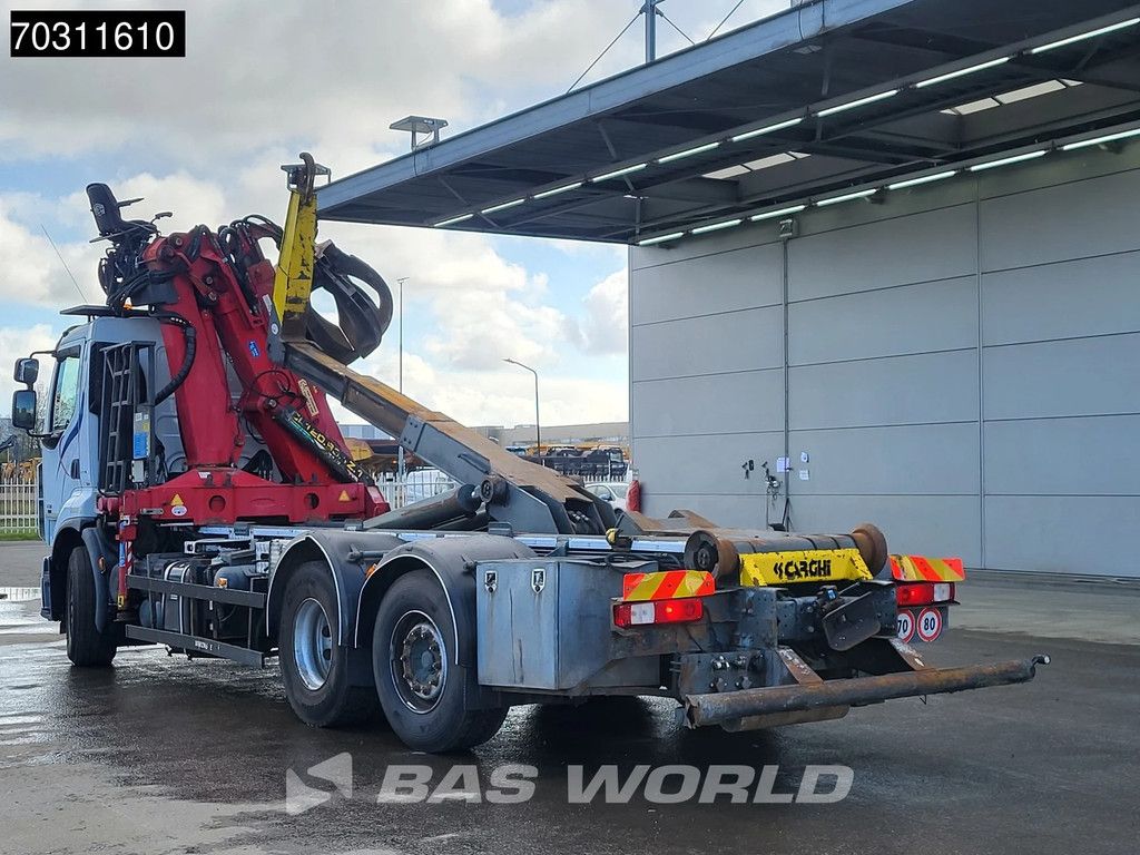 Renault Premium 450 6X2 MEC CL.120.83.1Ze Z-Crane + containersystem Lift+steering axle Euro 5