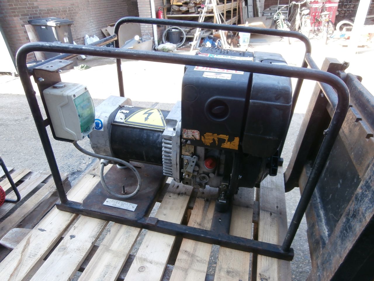 Dieselaggregaat Hatz met Leroy Somer 4,2 Kva € 600,00