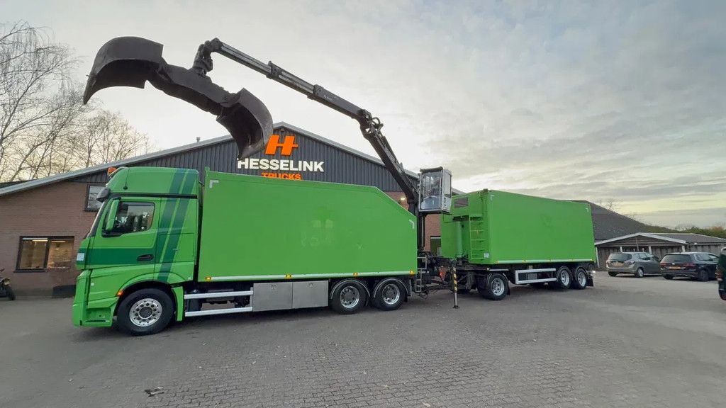 Mercedes-Benz Actros 2948 6X4 Knijpercombinatie Palfinger Epsilon