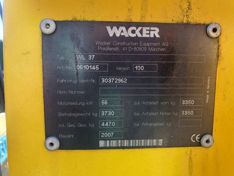 Wacker Neuson WL 37