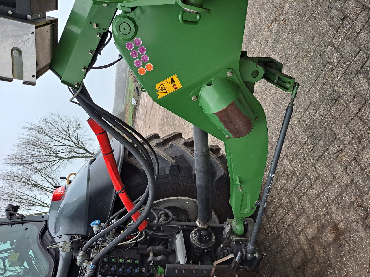 Krone ZX 470 GL met 8 wielig onderstel