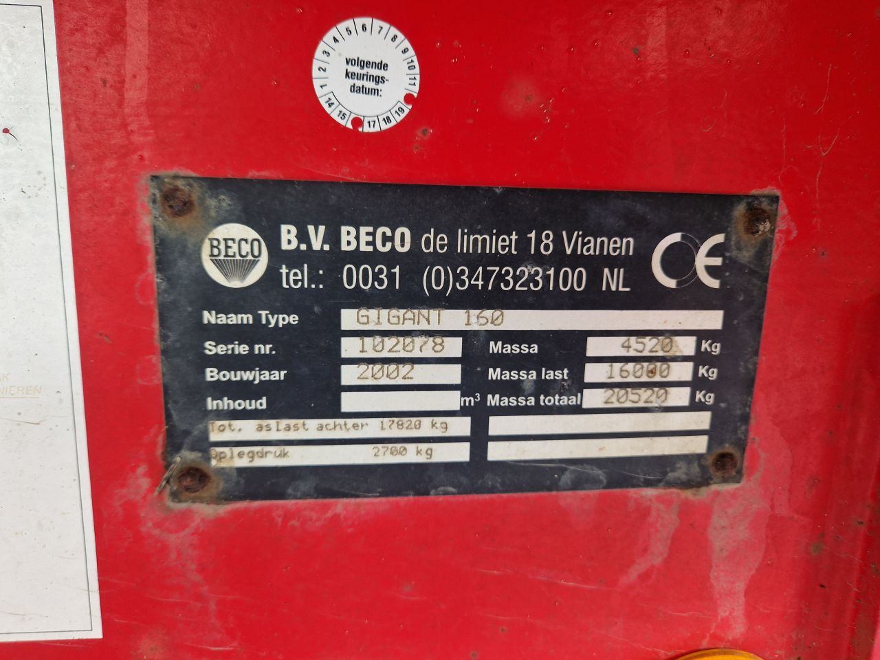 Beco Gigant 160