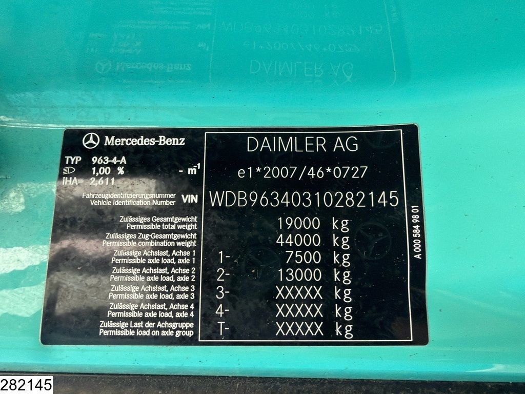Mercedes Actros 1848 EURO 6, Retarder, Standairco