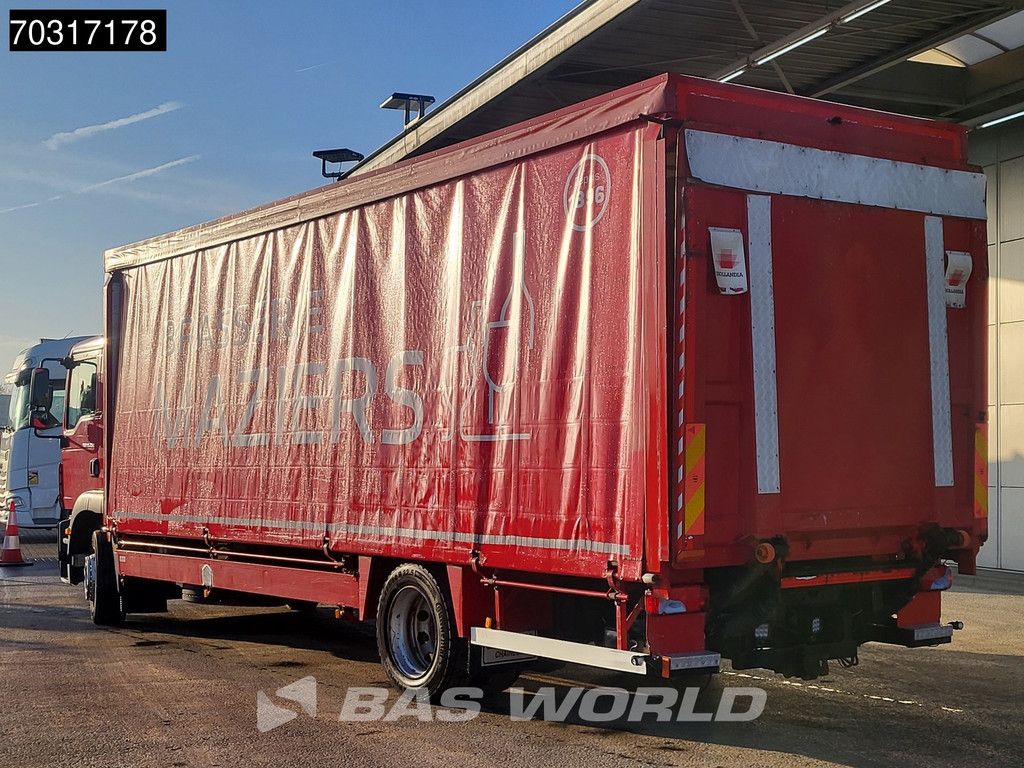 MAN TGM 15.250 4X2 16tonner Curtainsides 2500kg Ladebordwand Automatic Euro 5