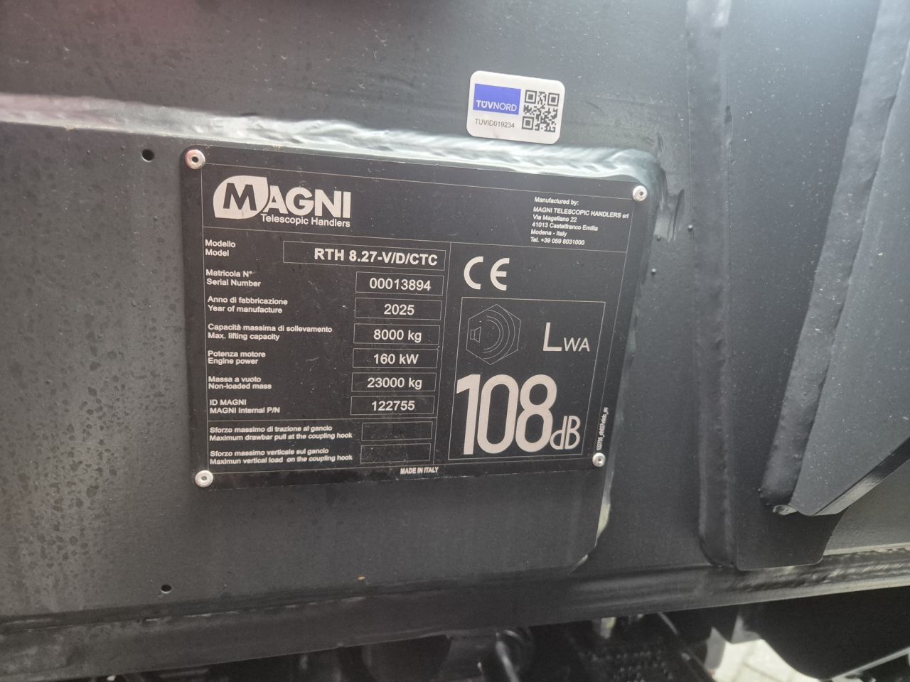 Nieuwe MAGNI RTH 8.27 CTC roterende verreiker 27 m