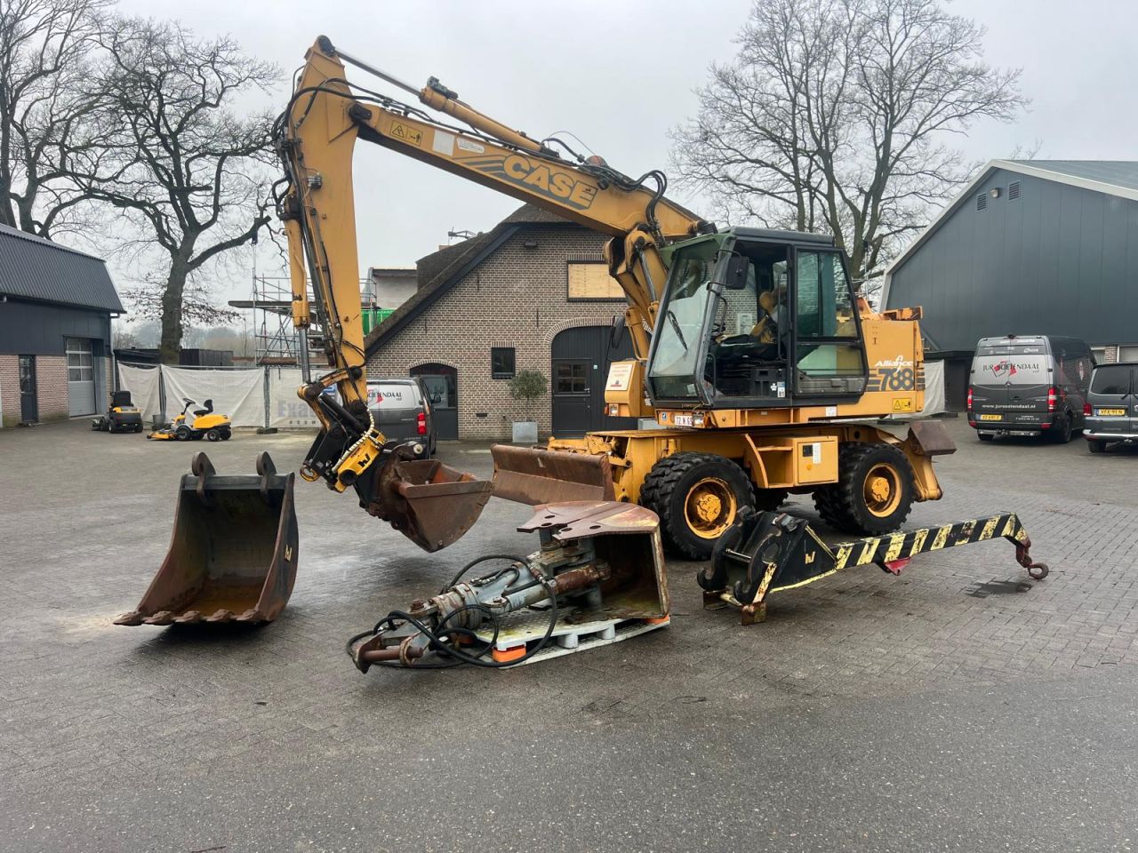 Gebruikte CASE 788 mobiele graafmachine met gewicht van 18,5 ton