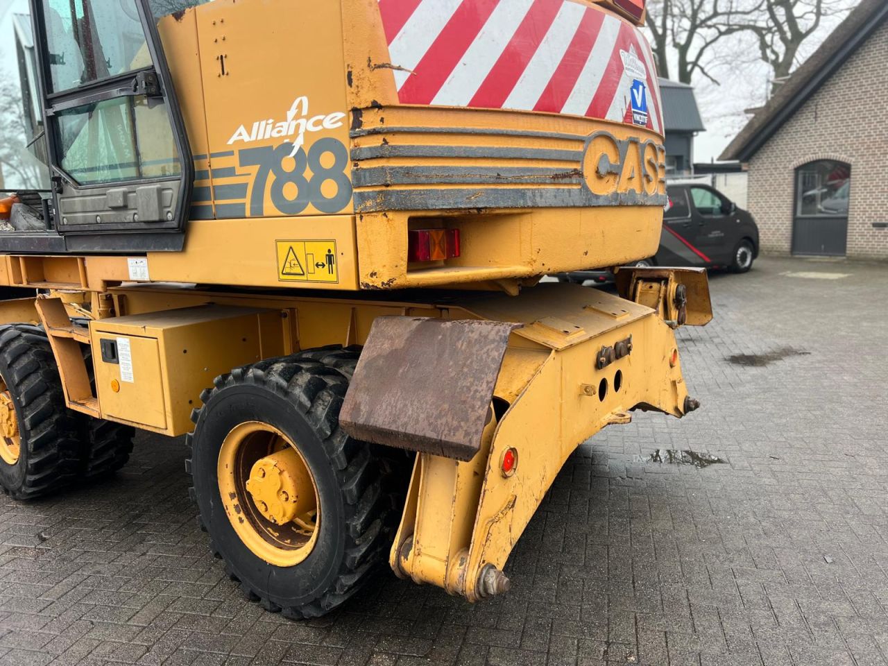 Gebruikte CASE 788 mobiele graafmachine met gewicht van 18,5 ton