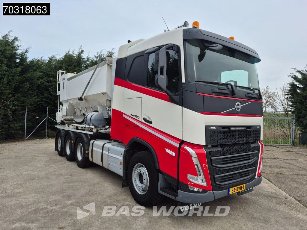 Volvo FH 420 8X4 NL-truck 10m3 CEMENTECH MCD10MX-150 Lift+Steering Axle VEB+ Euro 6