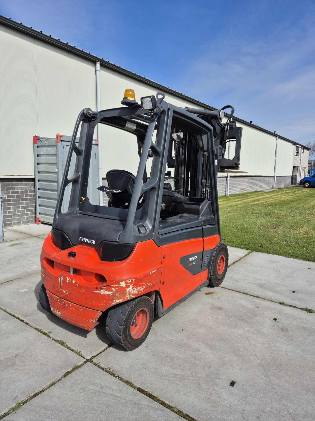 Linde E30-01 triplex sideshift vorkversteller bj 2011 3222 uur