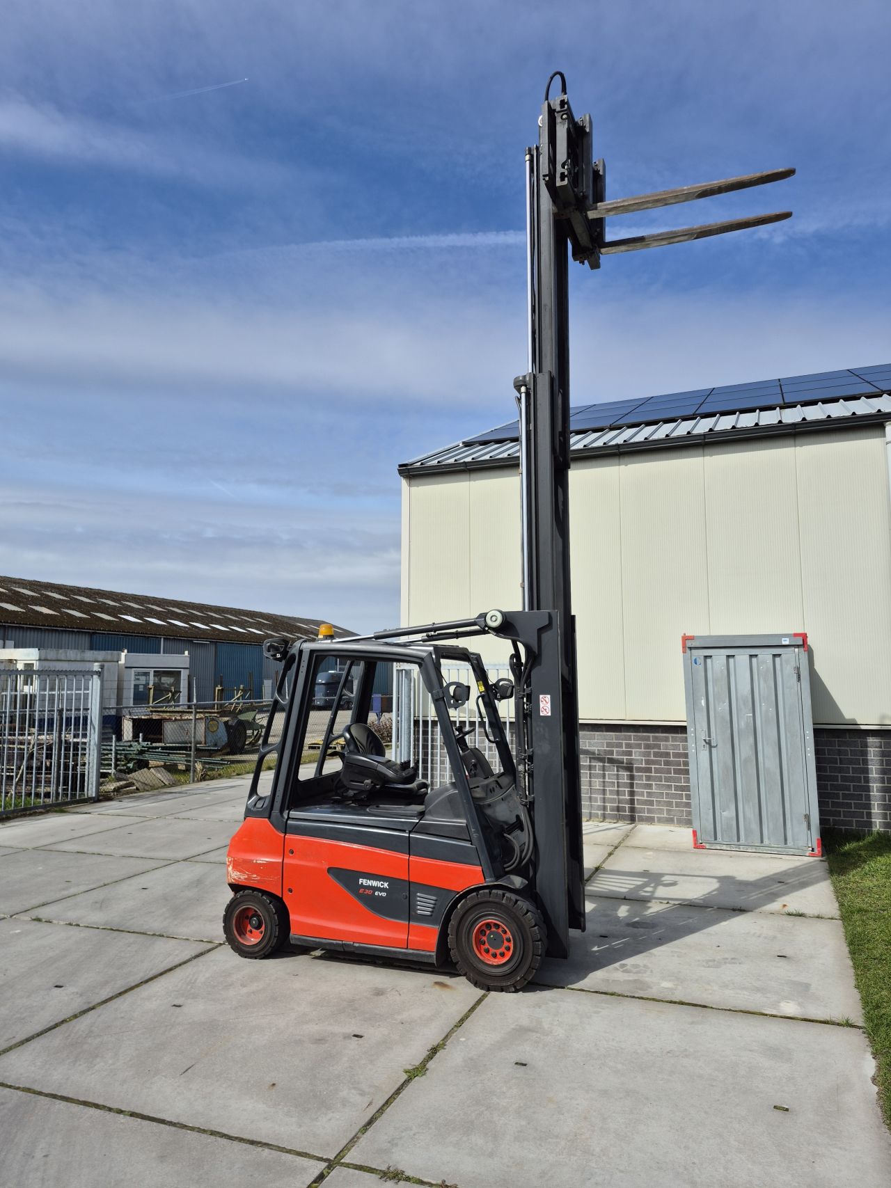 Linde E30-01 triplex sideshift vorkversteller bj 2011 3222 uur