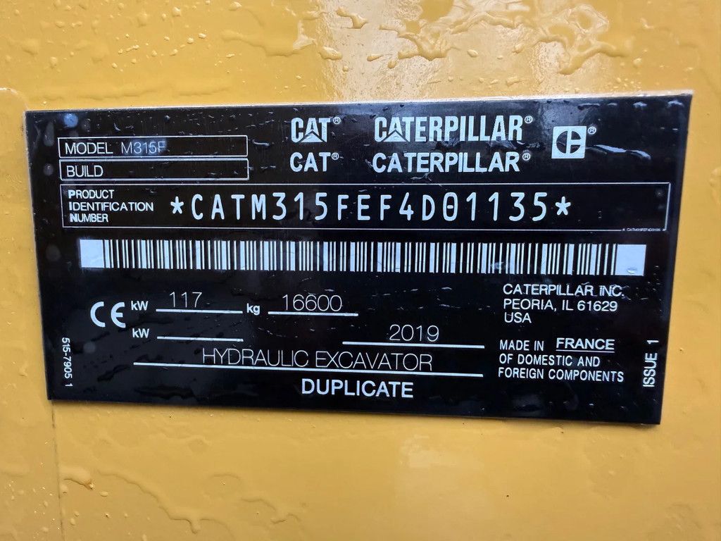 Caterpillar M315F