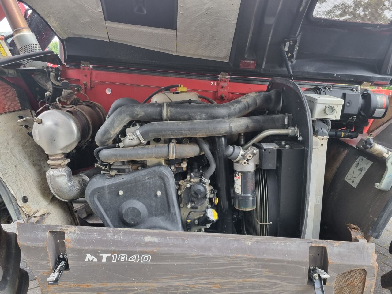 Gebruikte MANITOU MT 1840 privilege verreiker hefhoogte 18 m