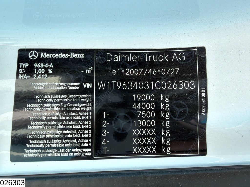 Mercedes Actros 1845 EURO 6d